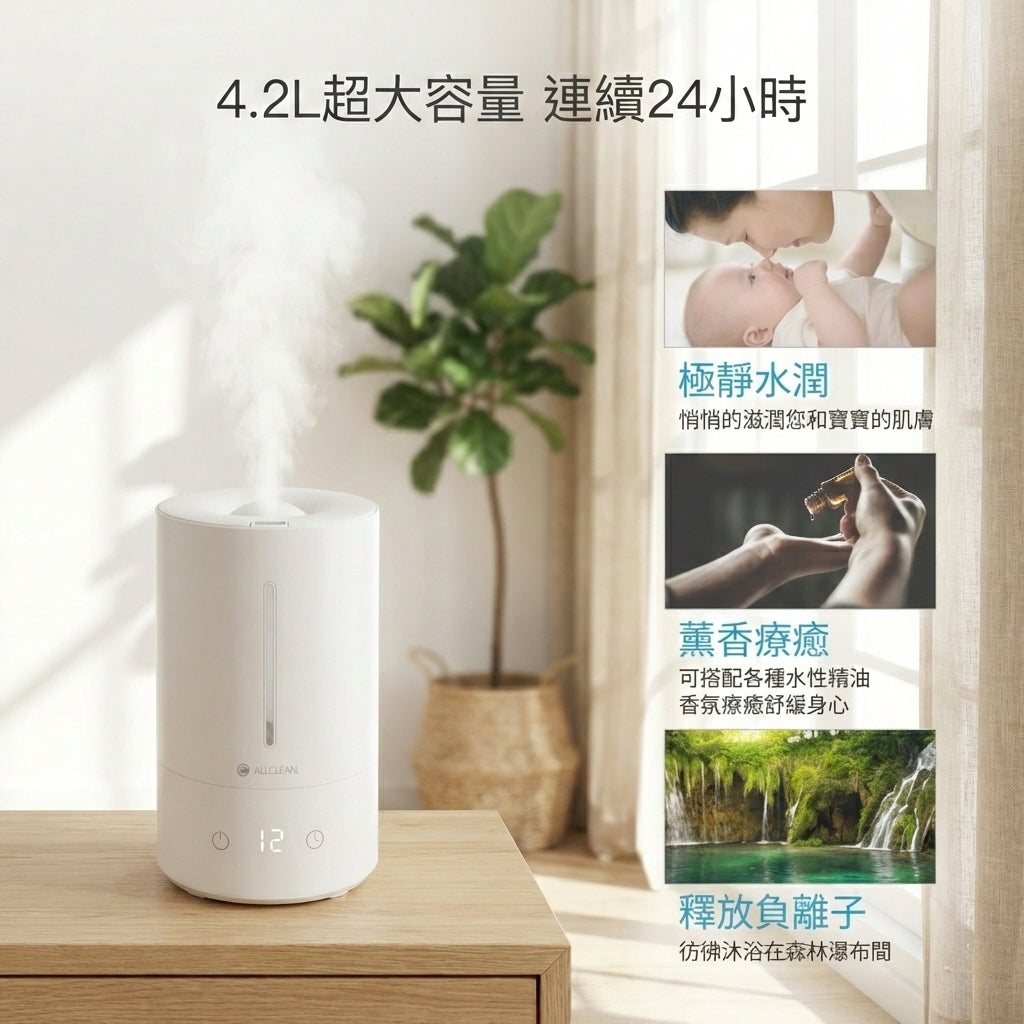 [企業版紙箱版年前出清]4.2公升超音波水霧機