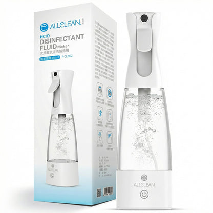 [350ml居家噴瓶]歐克靈次氯酸抗菌清潔液製造機
