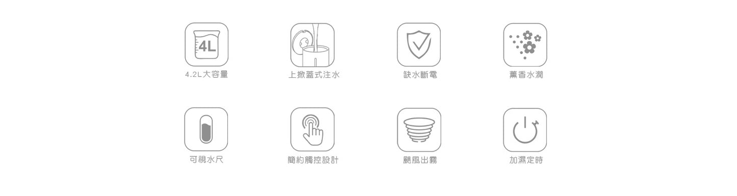 [企業版紙箱版年前出清]4.2公升超音波水霧機